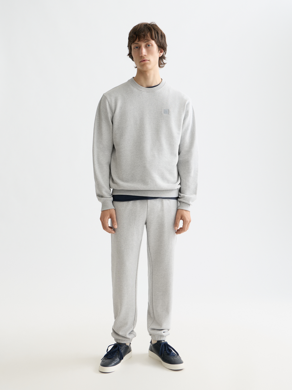 Essentials LOGO SWEATPANT - GREY MELANGE