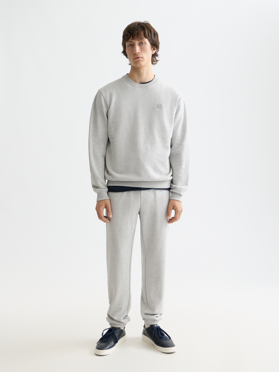 Essentials LOGO SWEATPANT - GREY MELANGE
