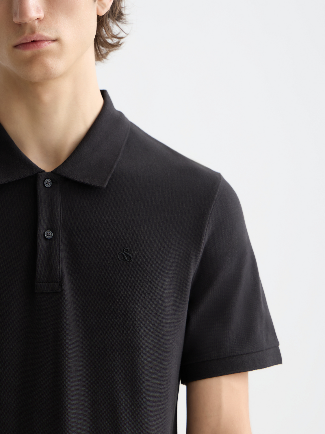 Core - Piqué-Poloshirt mit Logo