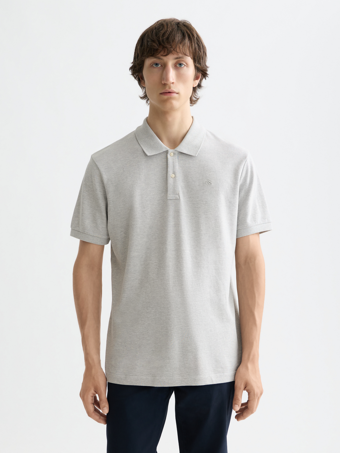 Core - Piqué-Poloshirt mit Logo