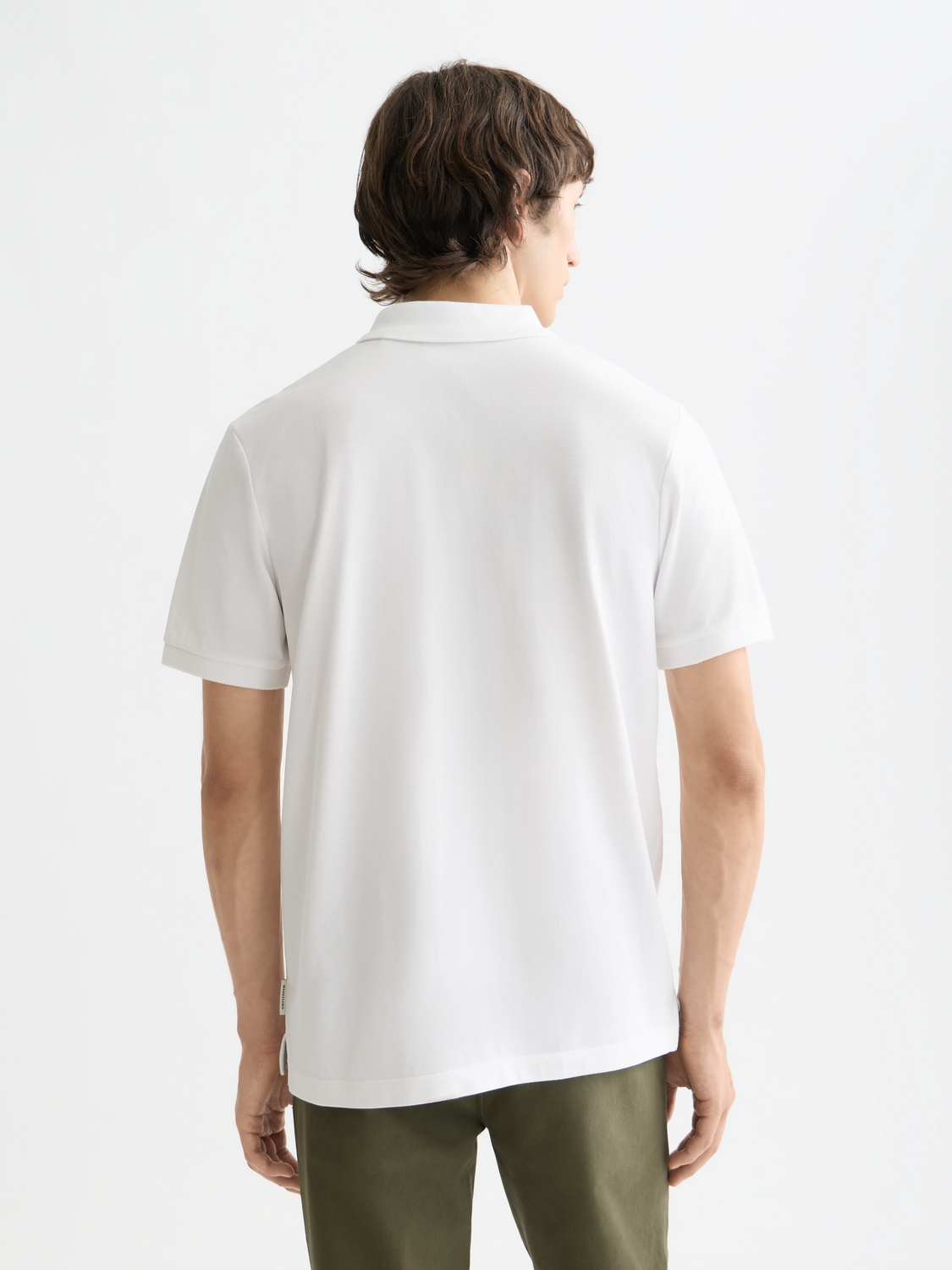 Essentials LOGO PIQUE POLO - WHITE