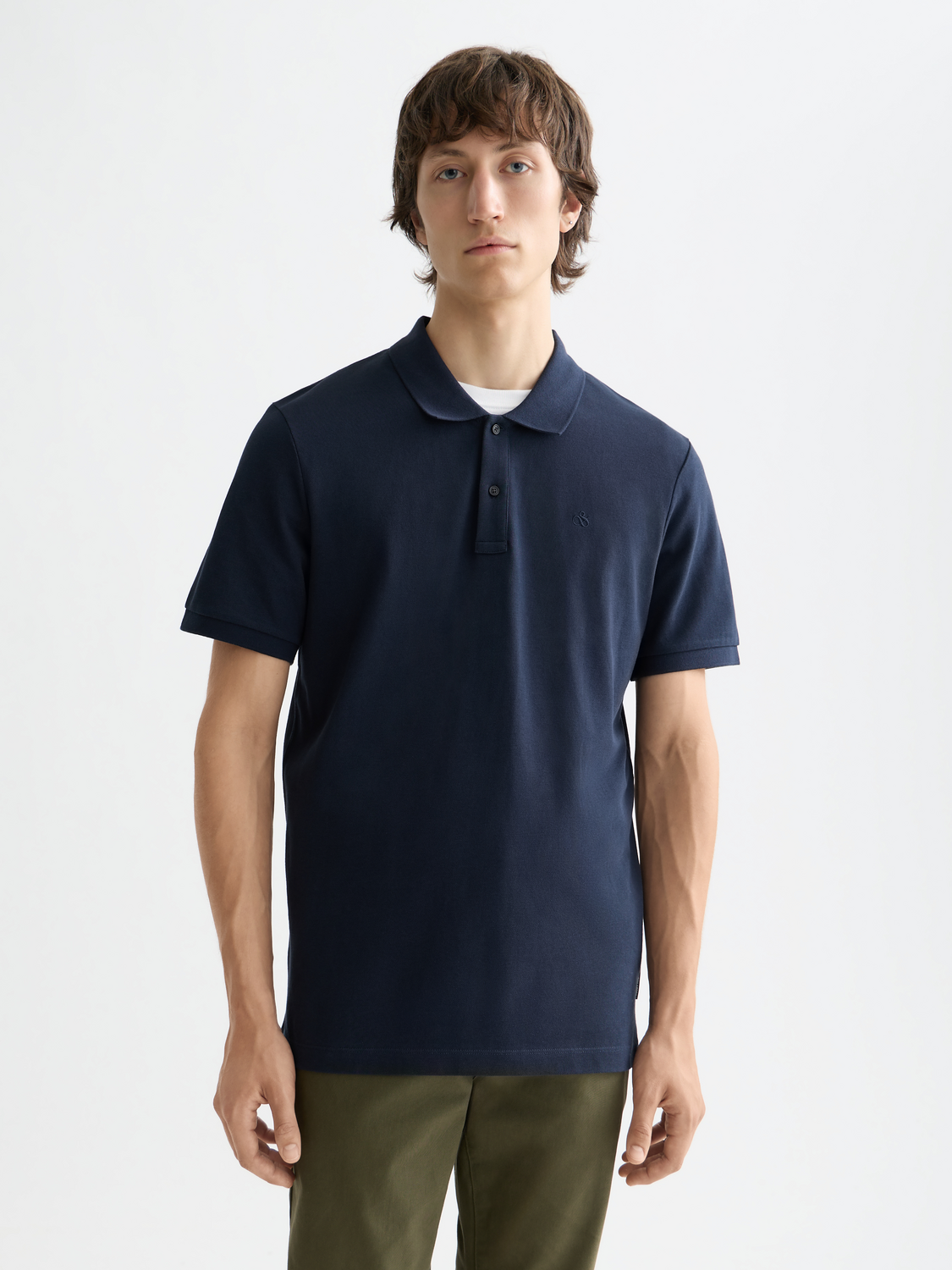 Core - Piqué-Poloshirt mit Logo