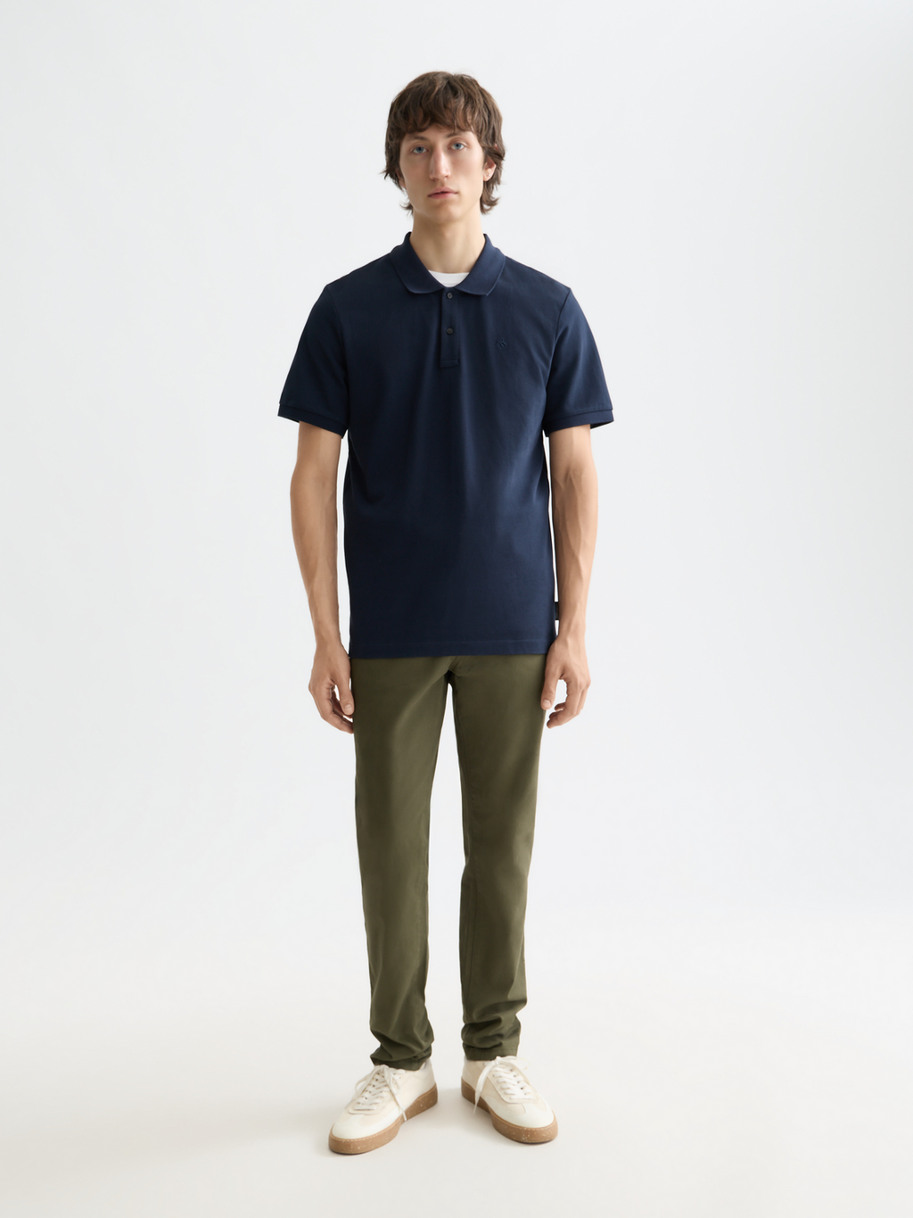 Essentials LOGO PIQUE POLO - NIGHT