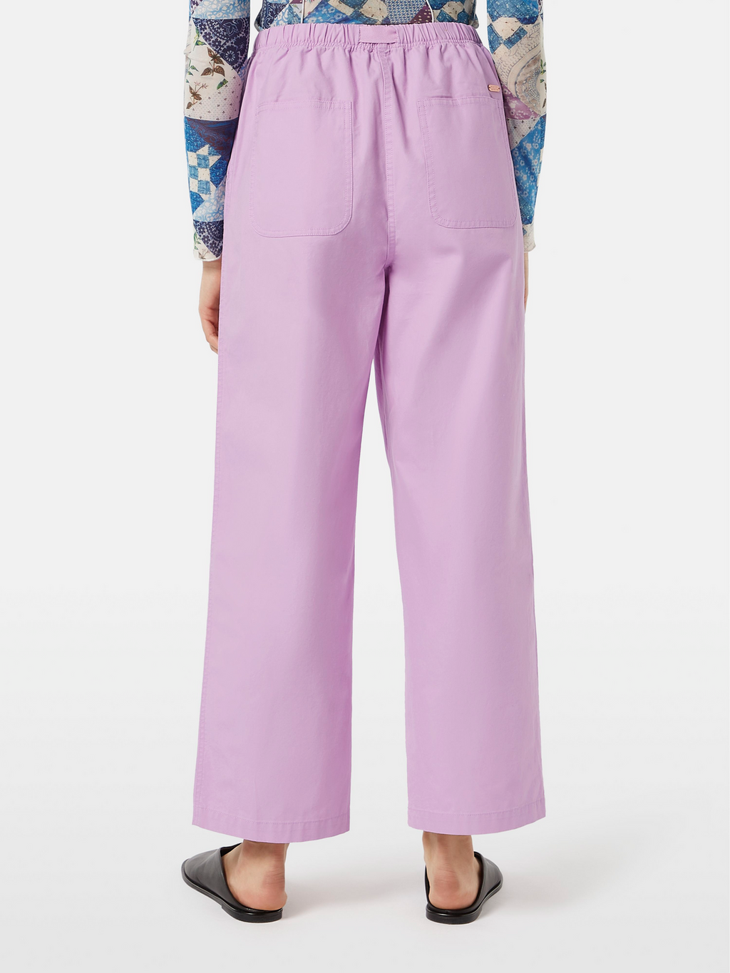 Ezra high-rise wide-leg belted pant