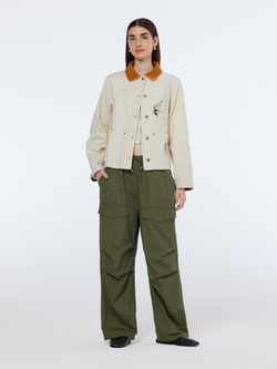 Ivy mid-rise wide-leg cargo pant