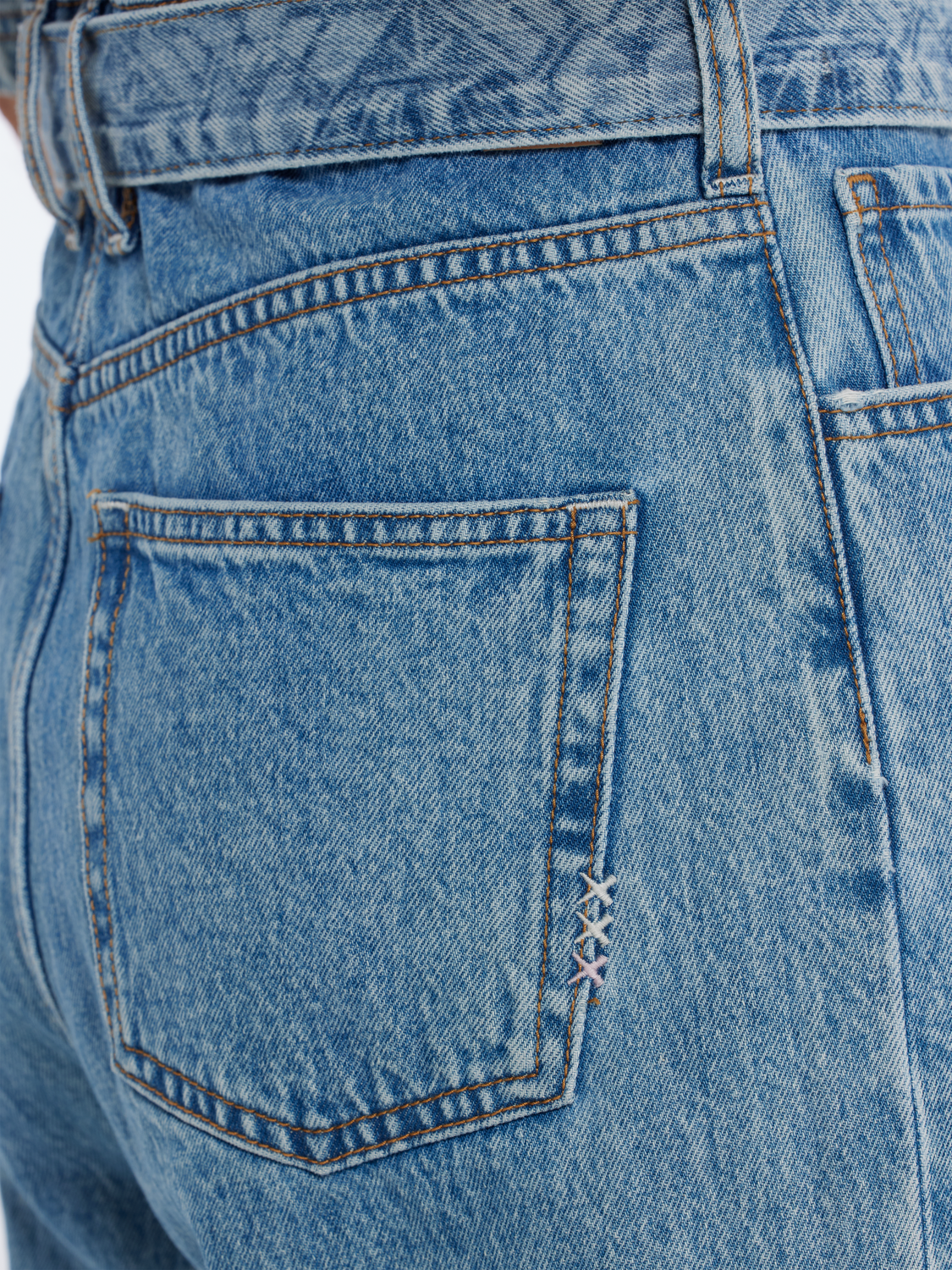 Denim workwear jumpsuit
