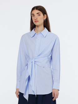 Striped Knotted Shirt