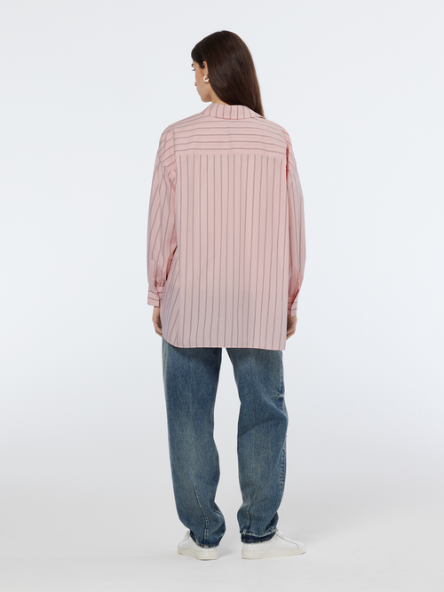 Striped Girlfriend Poplin Shirt