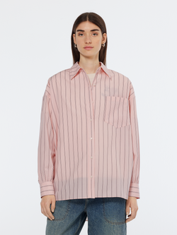 Striped Girlfriend Poplin Shirt