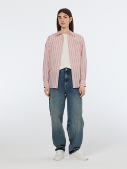 Striped Girlfriend Poplin Shirt