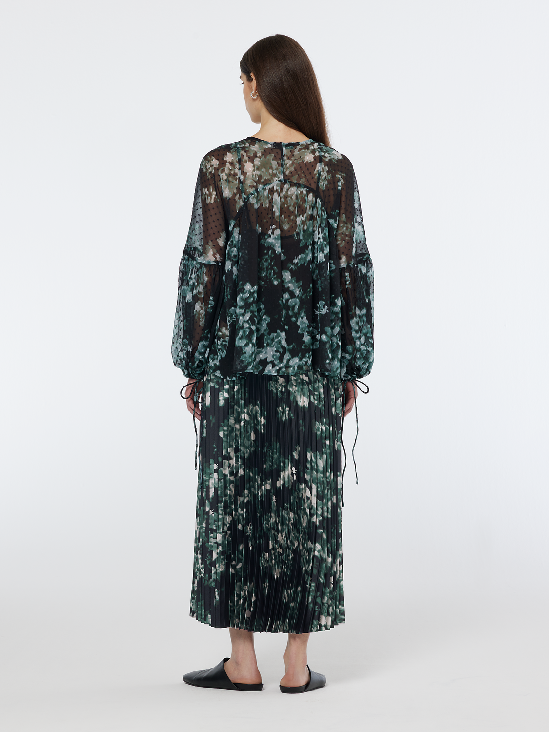 Printed Fil Coupe Top