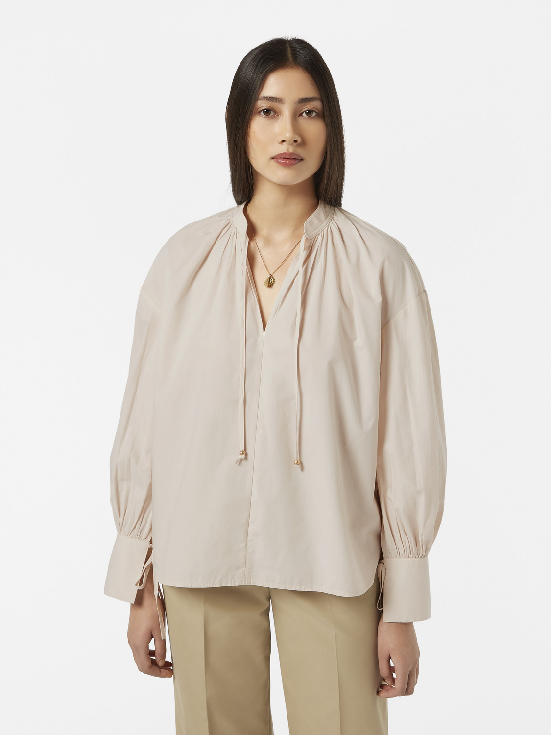 Tunic Top with Cord Details