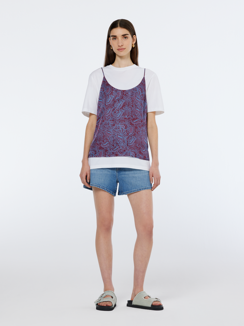 Jersey Woven tank