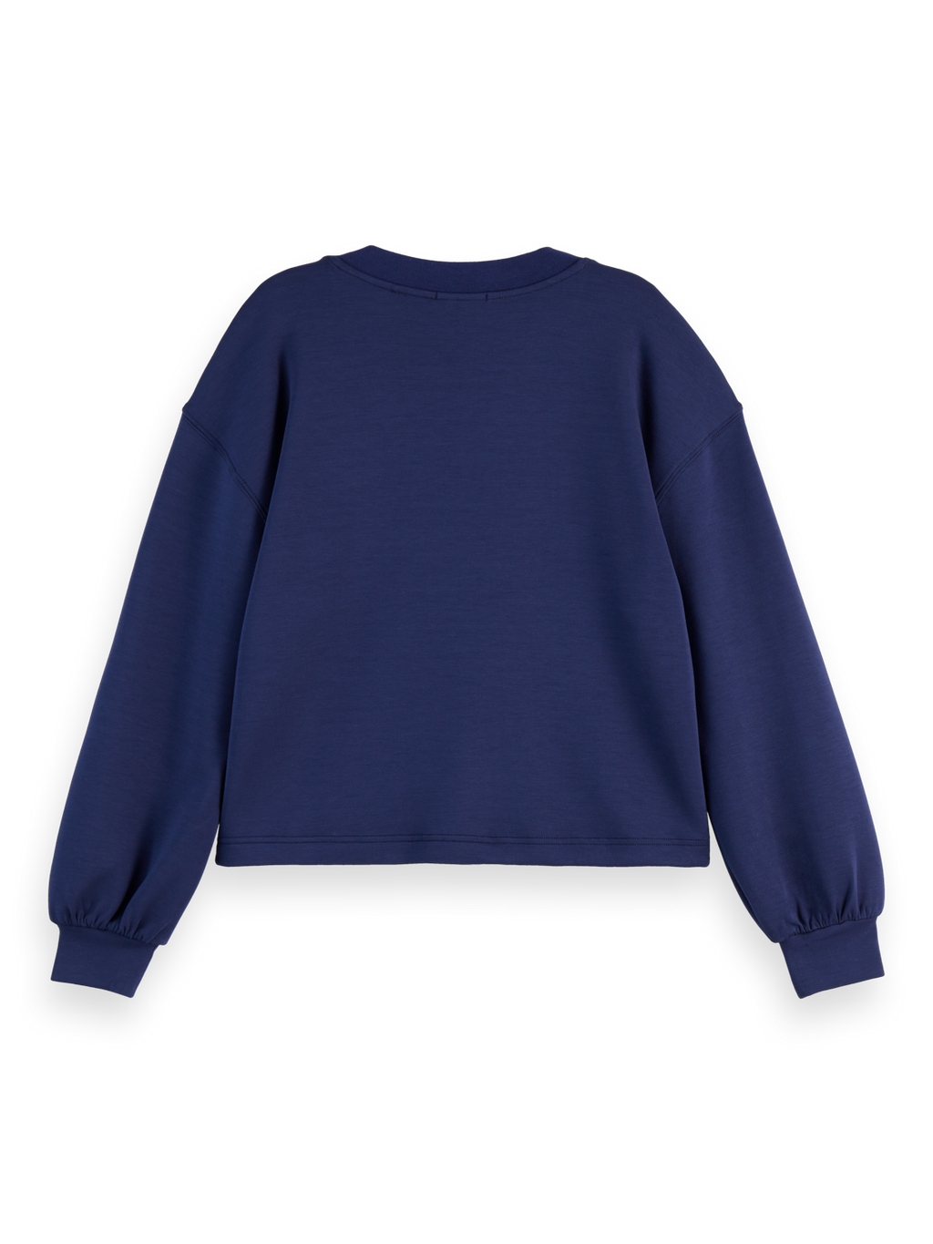 V-neck modal sweatshirt