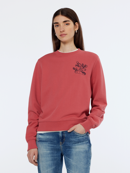 Chest artwork regular sweatshirt