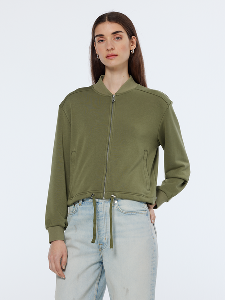 ジャケット・アウター 00s normcore velour jersey bomber jacket 179640_301_MDL_CRP_FNT_grande.