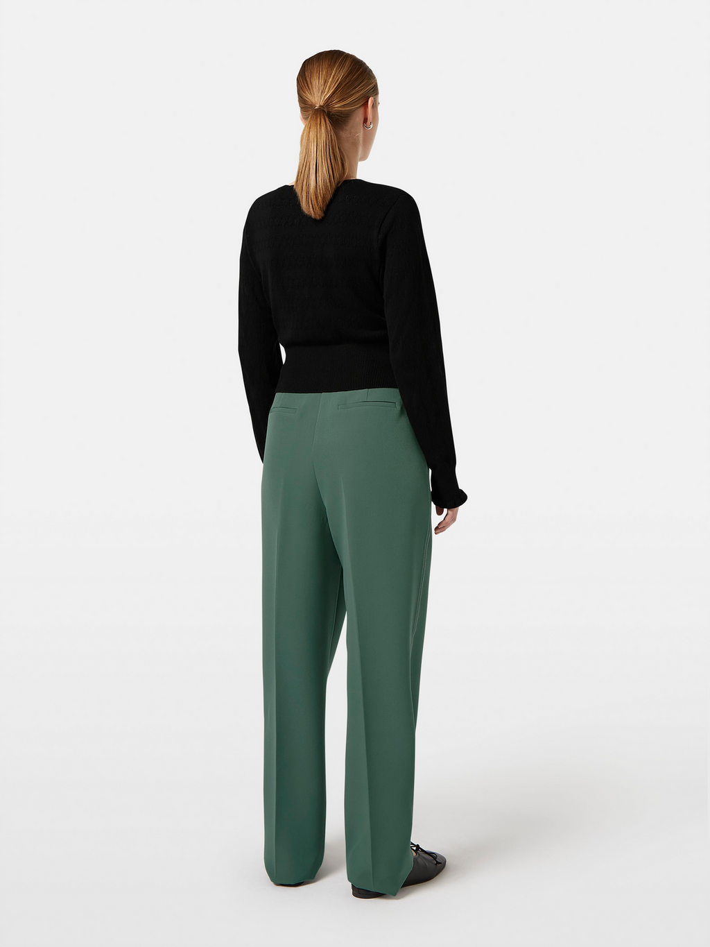 Pointelle cardigan