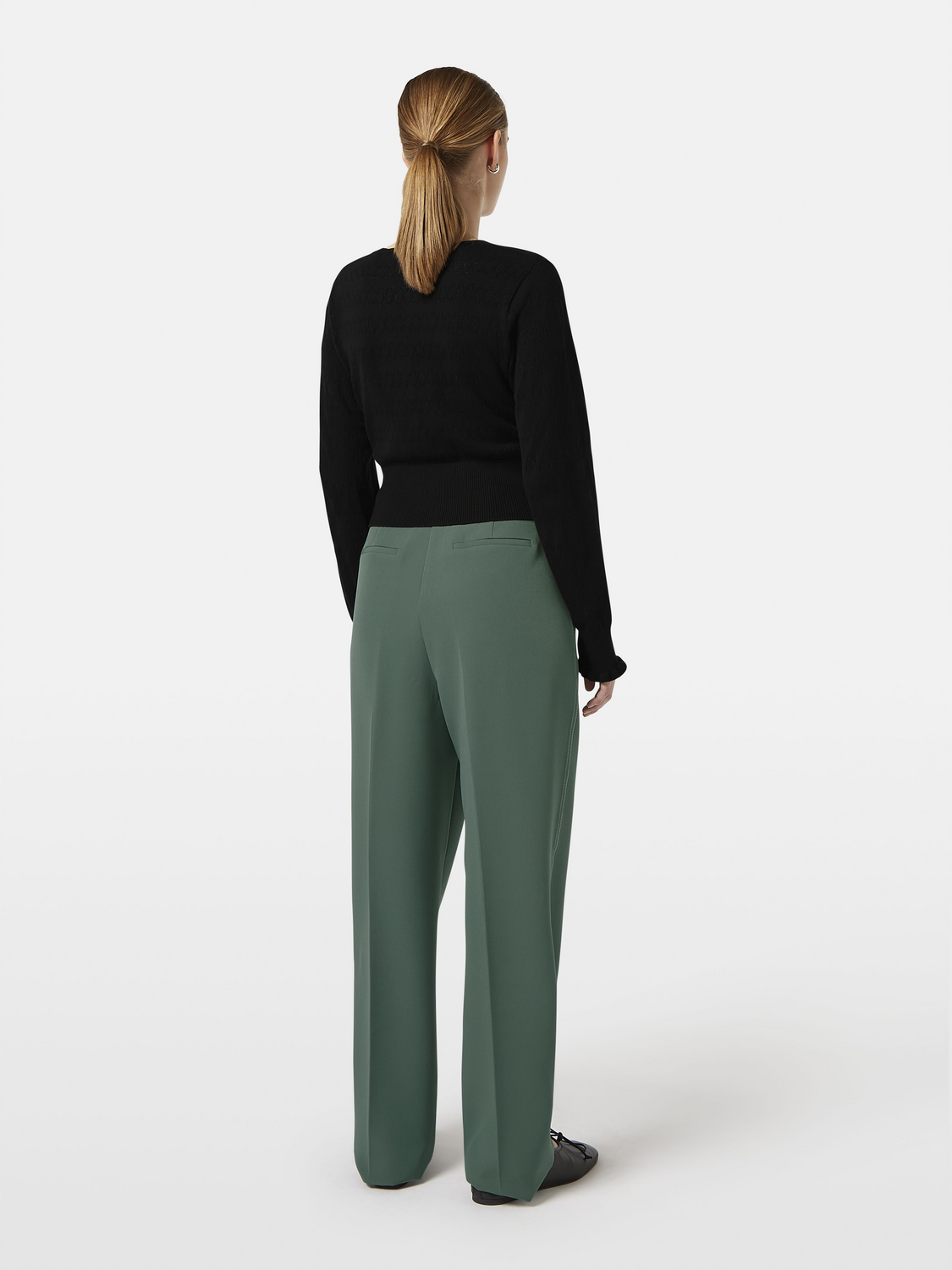 Pointelle cardigan