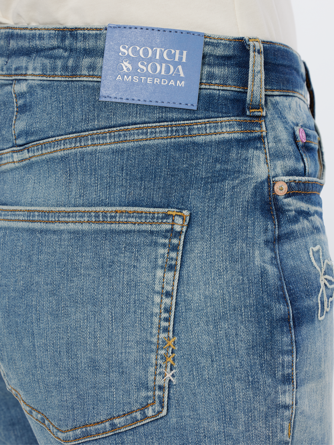 High Five slim fit denim