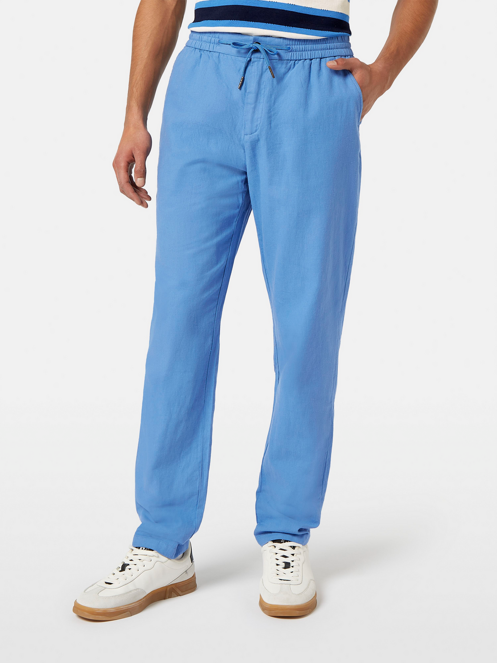 Seasonal core - Warren cotton linen straight jogger