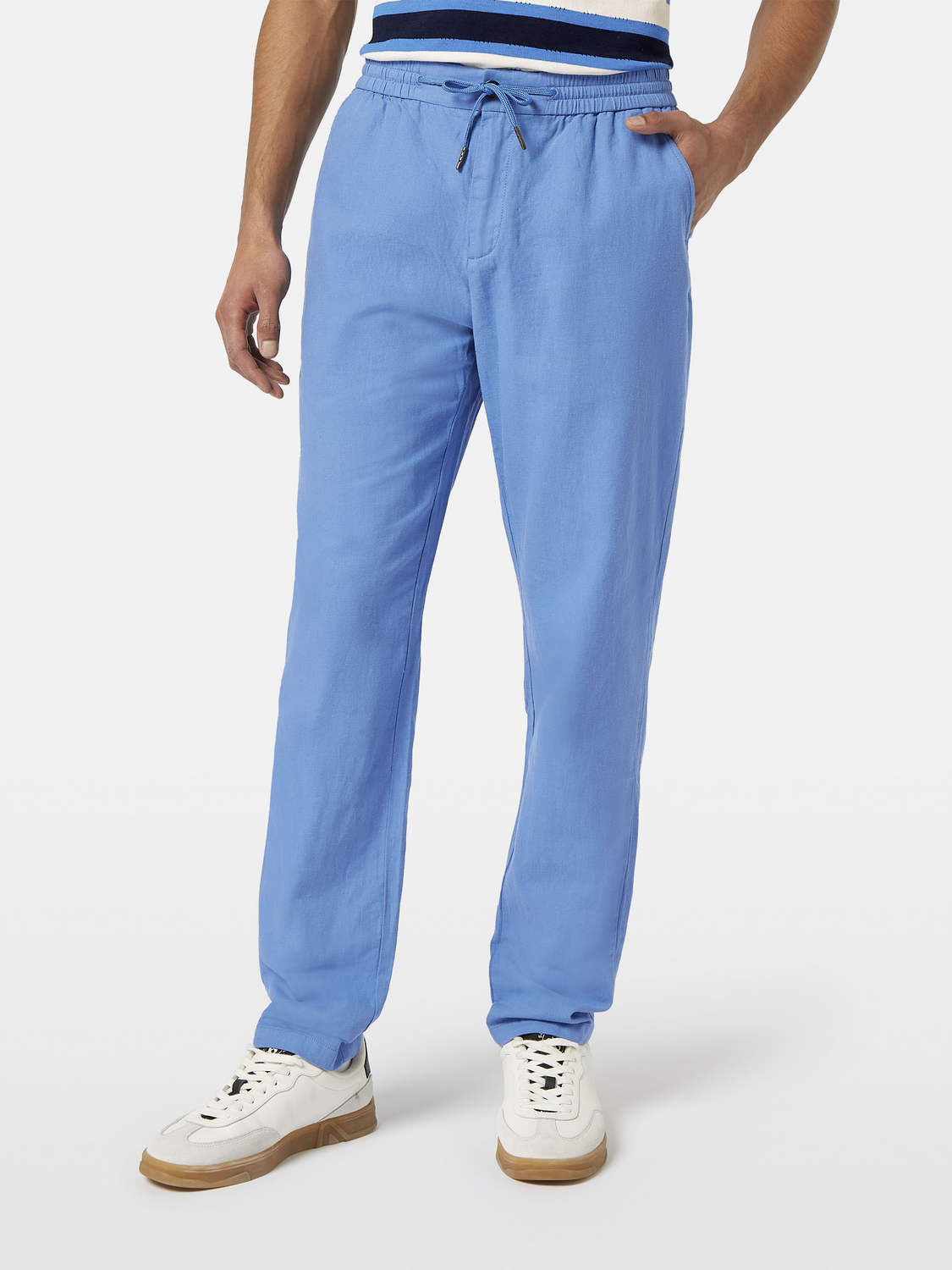 Seasonal core - Warren cotton linen straight jogger