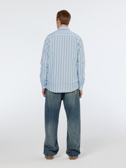 Regular fit dobby stripe shirt