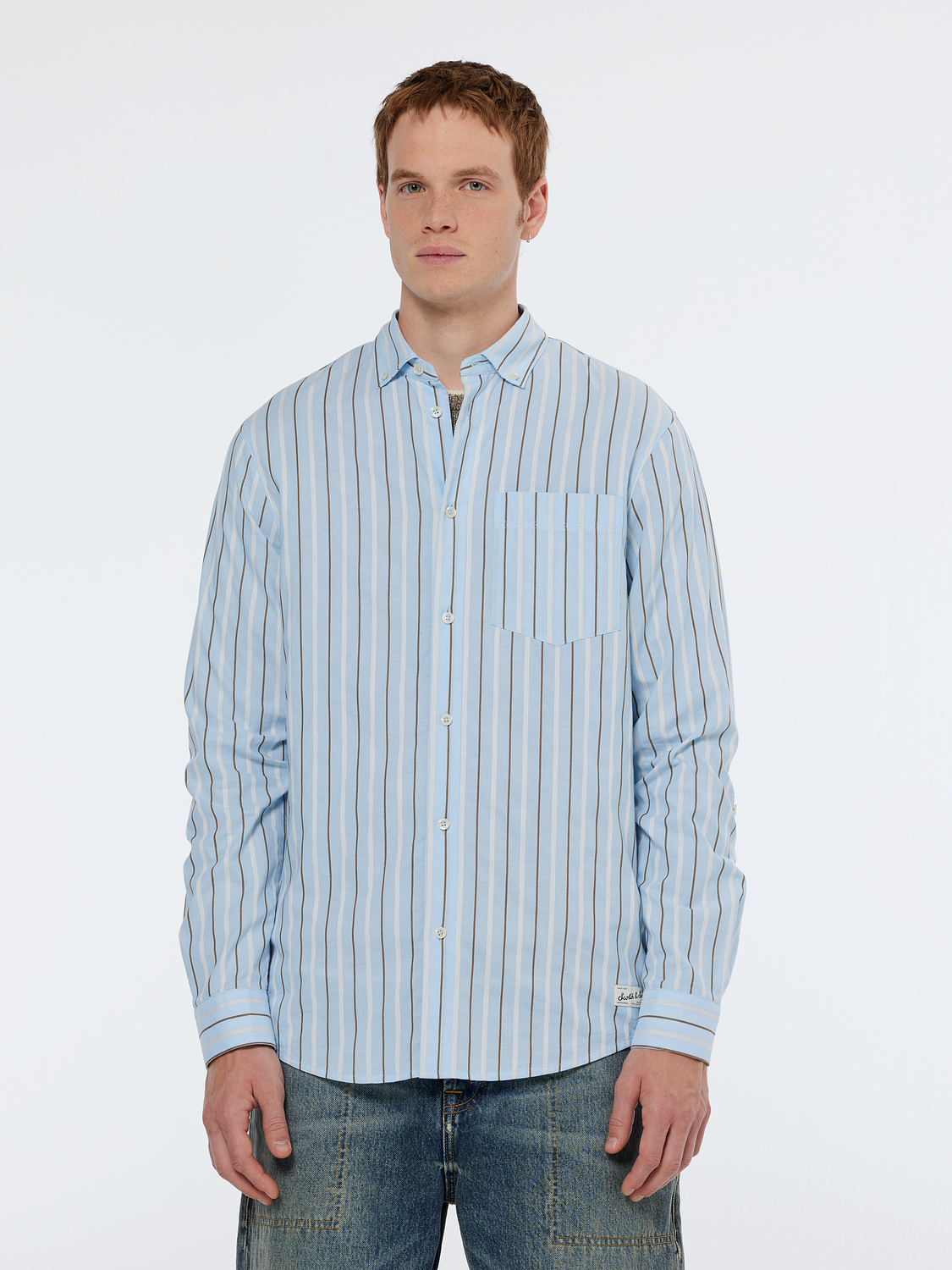 Dobby stripe shirt