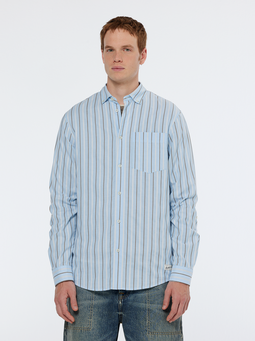 Regular fit dobby stripe shirt