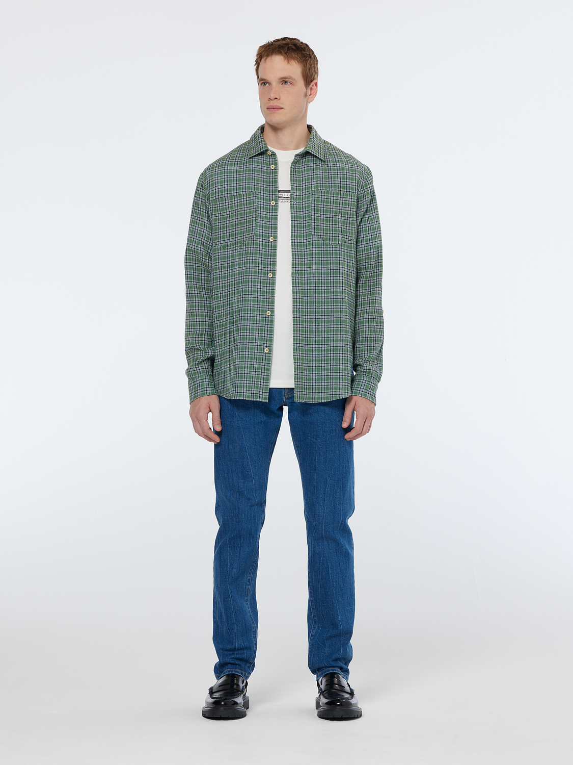 double face check shirt