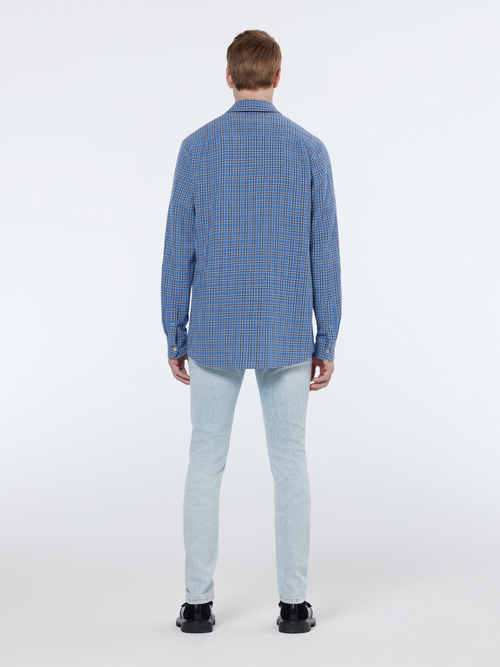 Regular fit double face check shirt