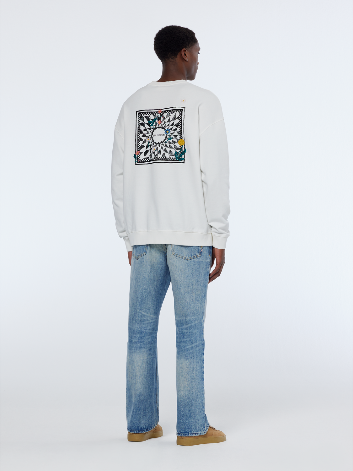 Relaxed artwork sweatshirt