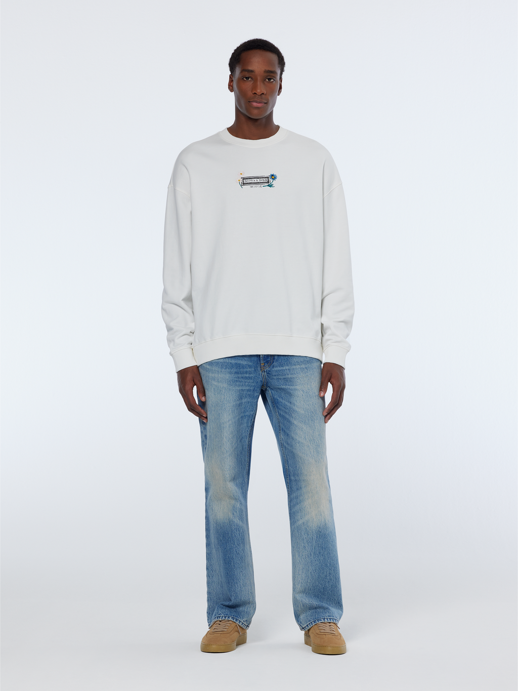 Relaxed artwork sweatshirt