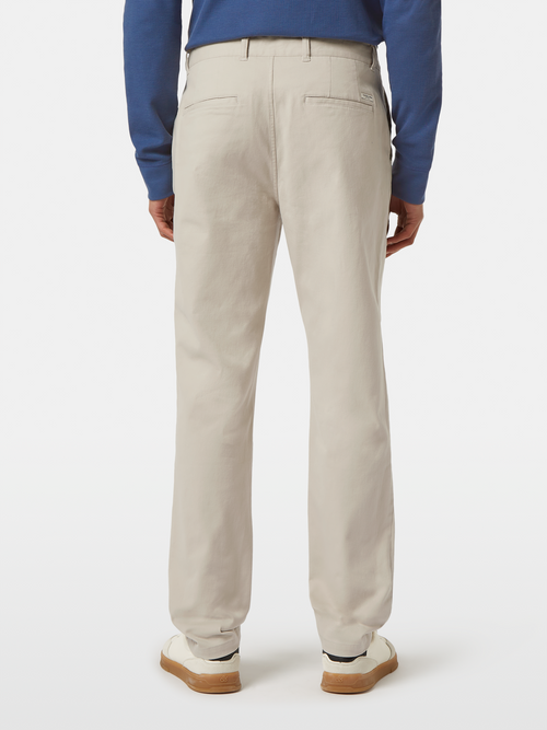 Seasonal core - Stuart   washed cotton-blend twill chino