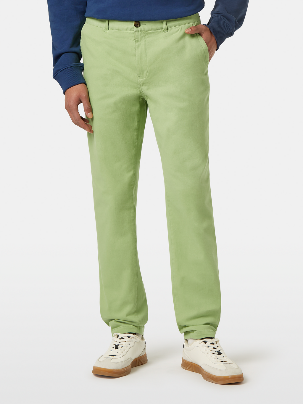 Seasonal core - Stuart washed cotton-blend twill chino