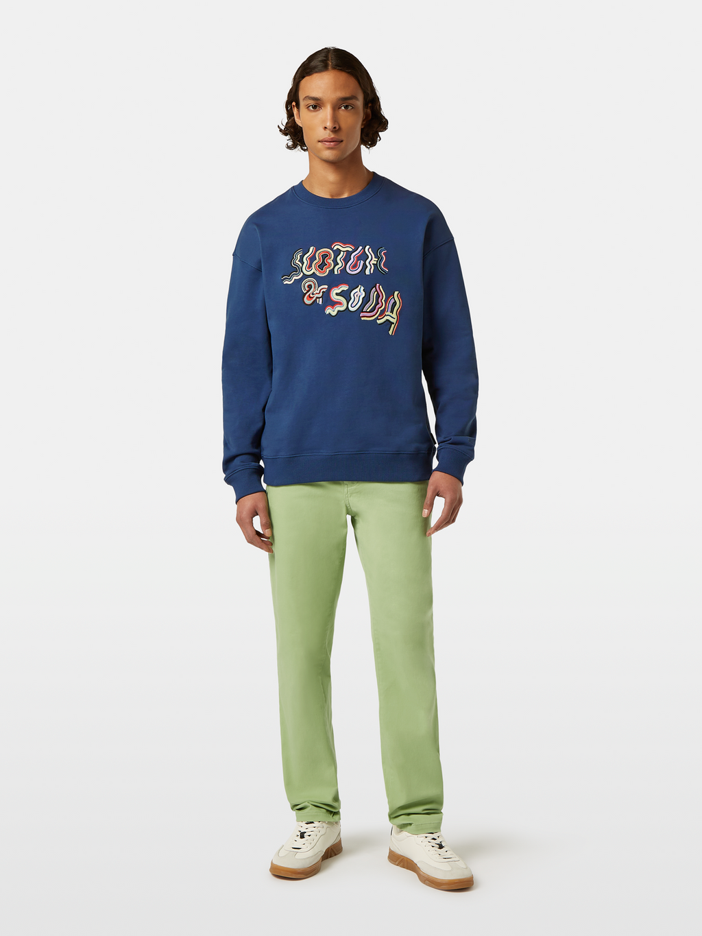 Seasonal core - Stuart washed cotton-blend twill chino