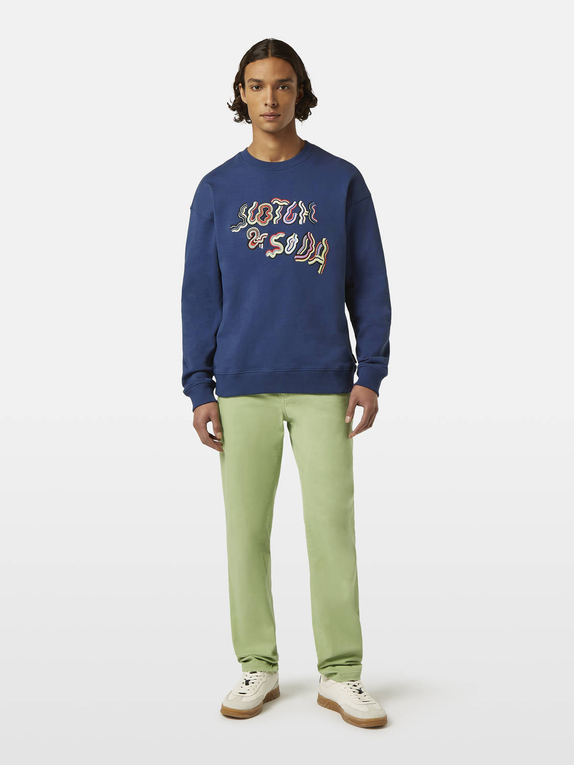 Seasonal core - Stuart washed cotton-blend twill chino