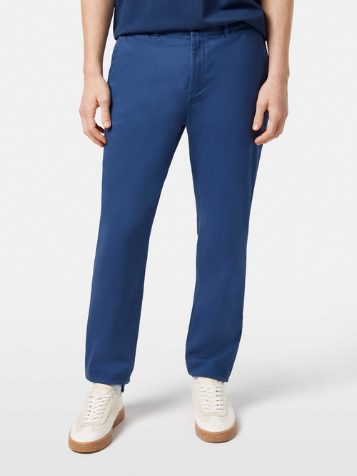 Seasonal core - Stuart   washed cotton-blend twill chino