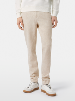 Mott - cotton-blend knitted chino