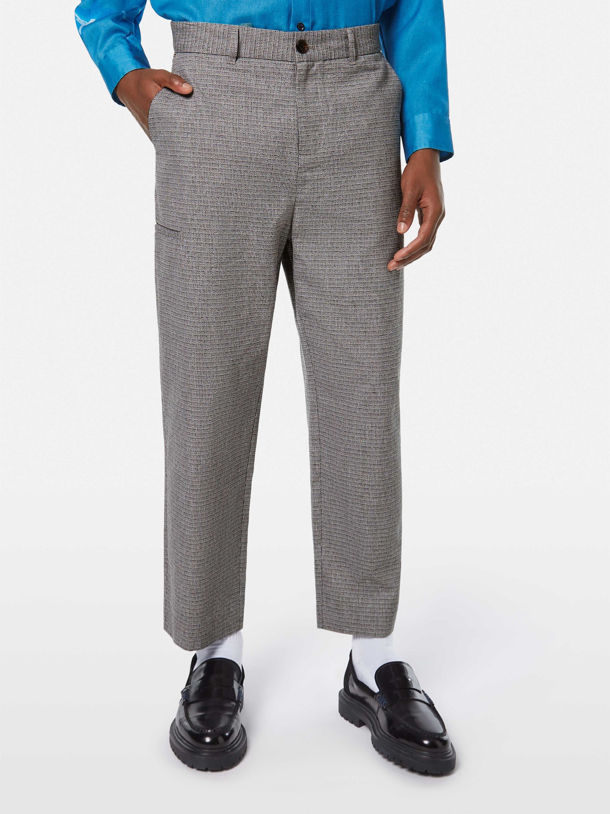 Basket-Weave Chinos
