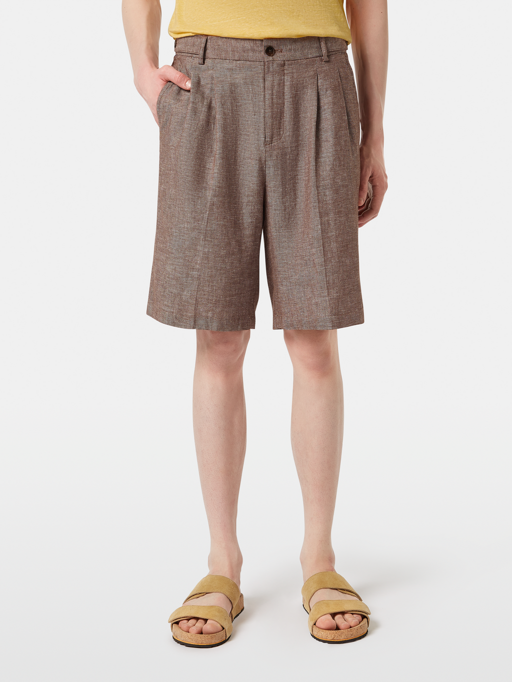 Cotton-Linen Bermuda Short