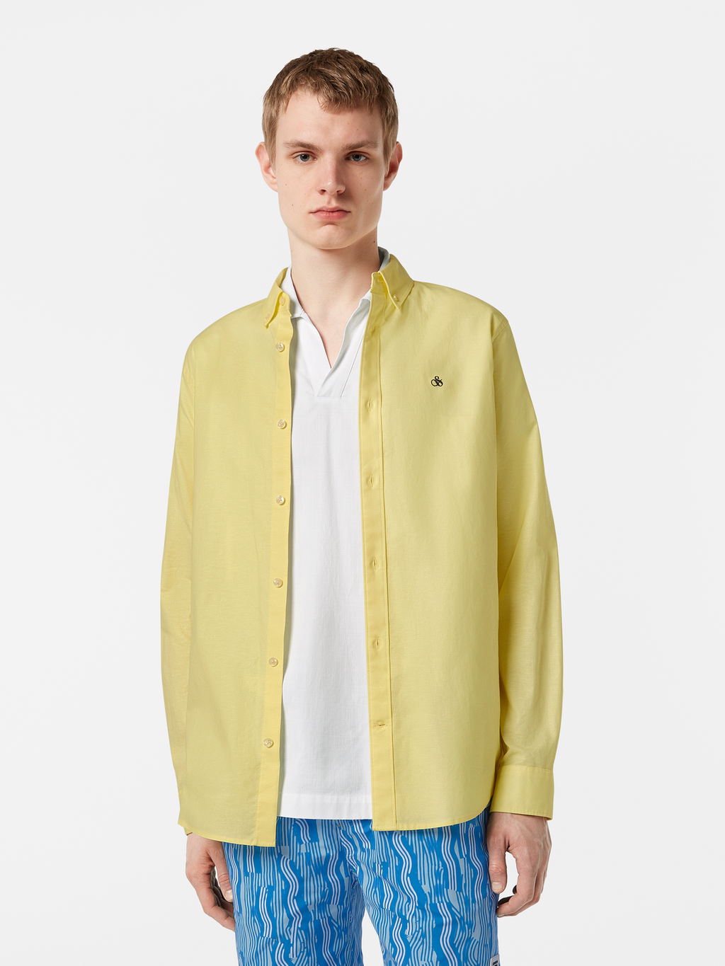 Seasonal core - Regular fit solid oxford shirt