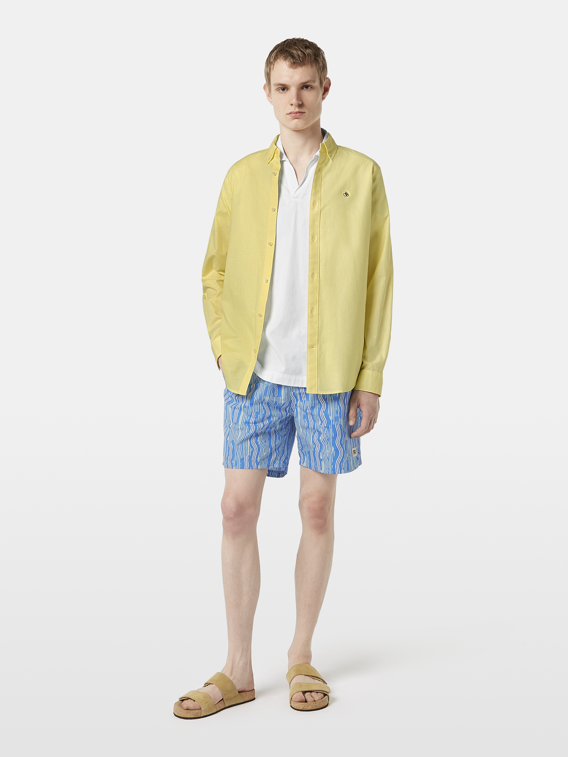 Seasonal core - Regular fit solid oxford shirt