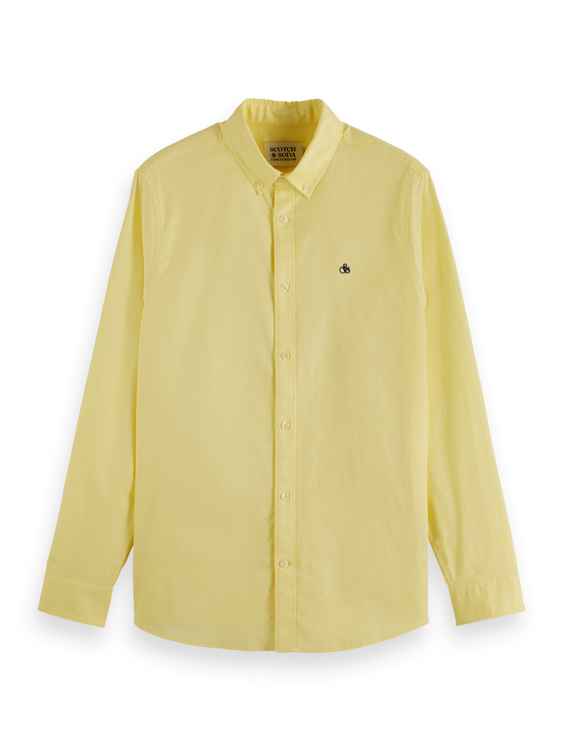 Seasonal core - Regular fit solid oxford shirt