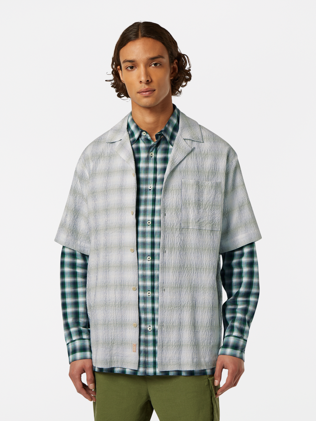 Checked Short Sleeve Shirt