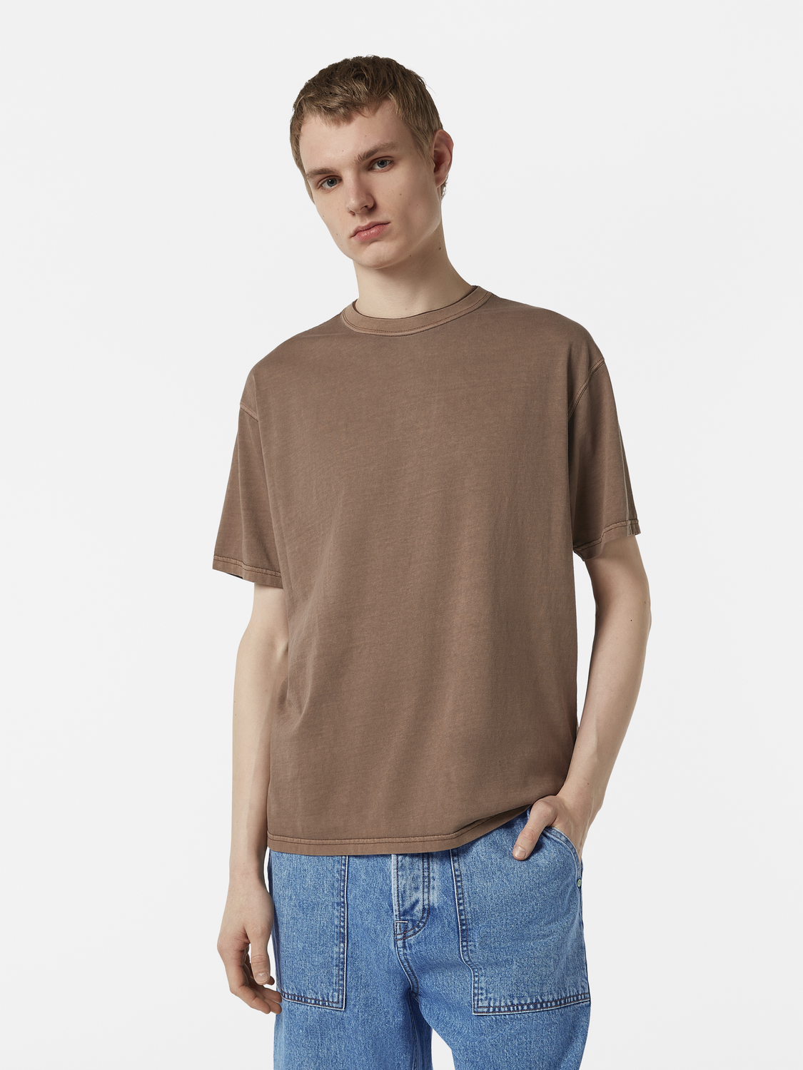3 crosses garment-dyed T-shirt