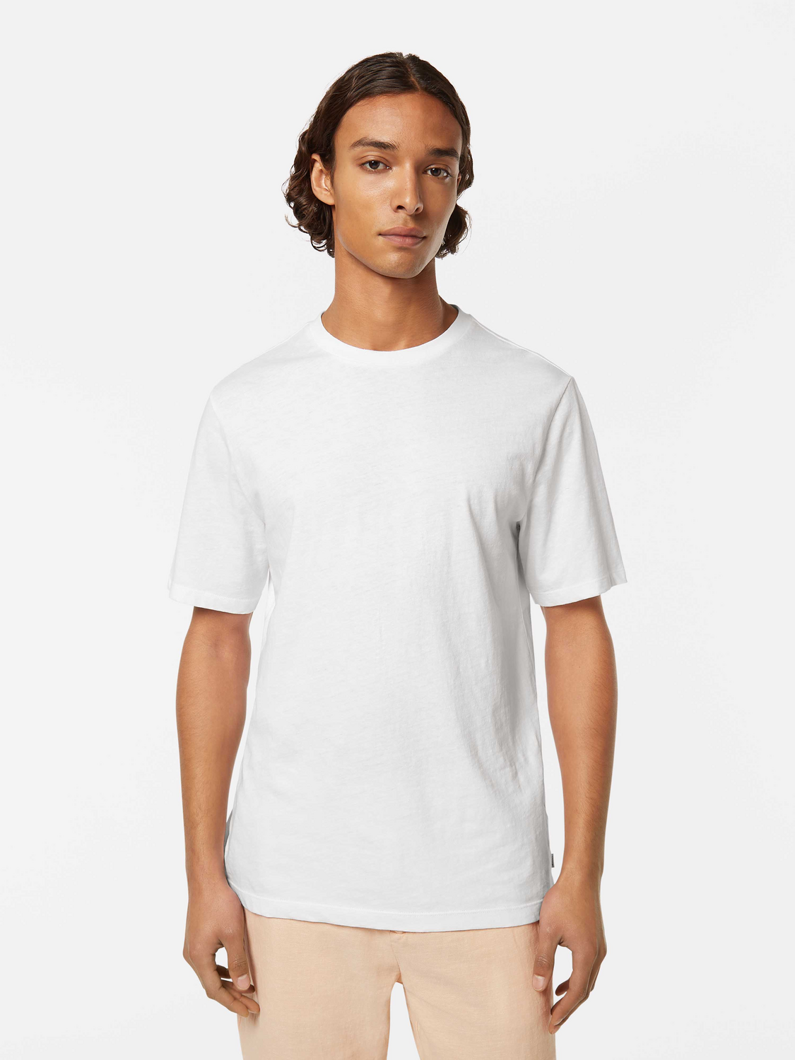 3 crosses cotton-linen T-shirt