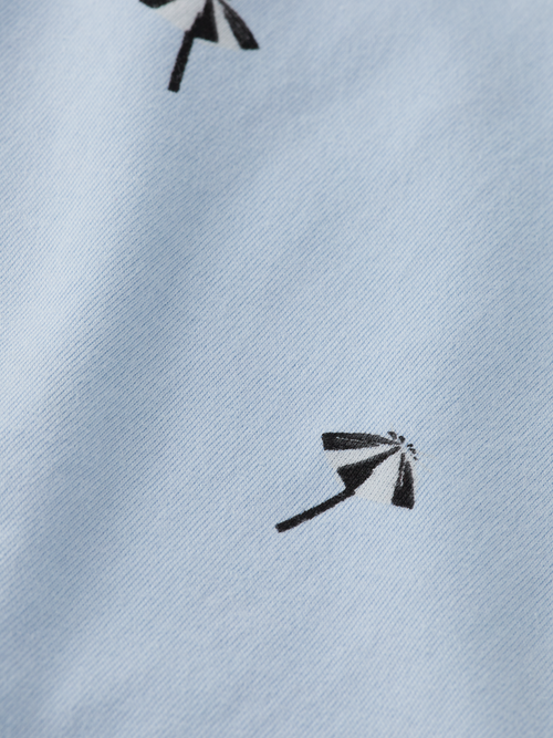 Regular fit micro AOP T-shirt