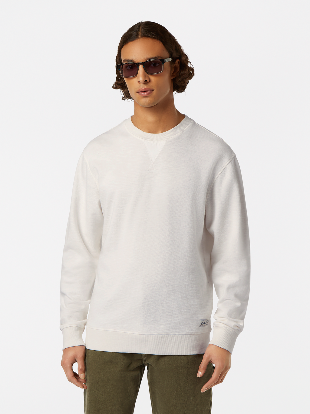 garment-dyed sweatshirt