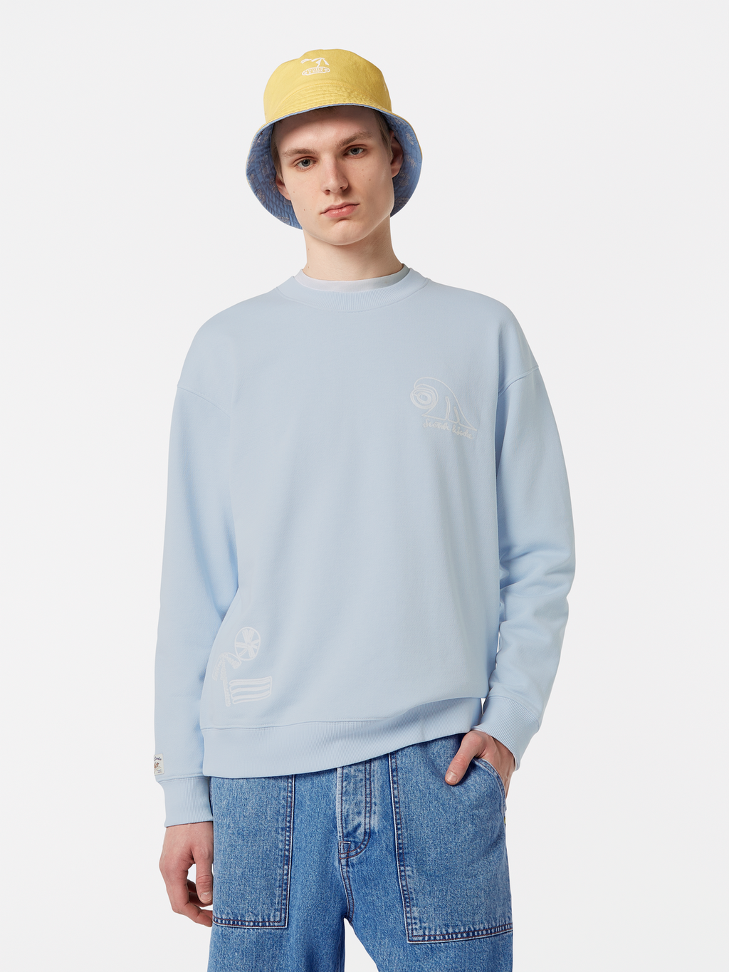 embroidered sweatshirt