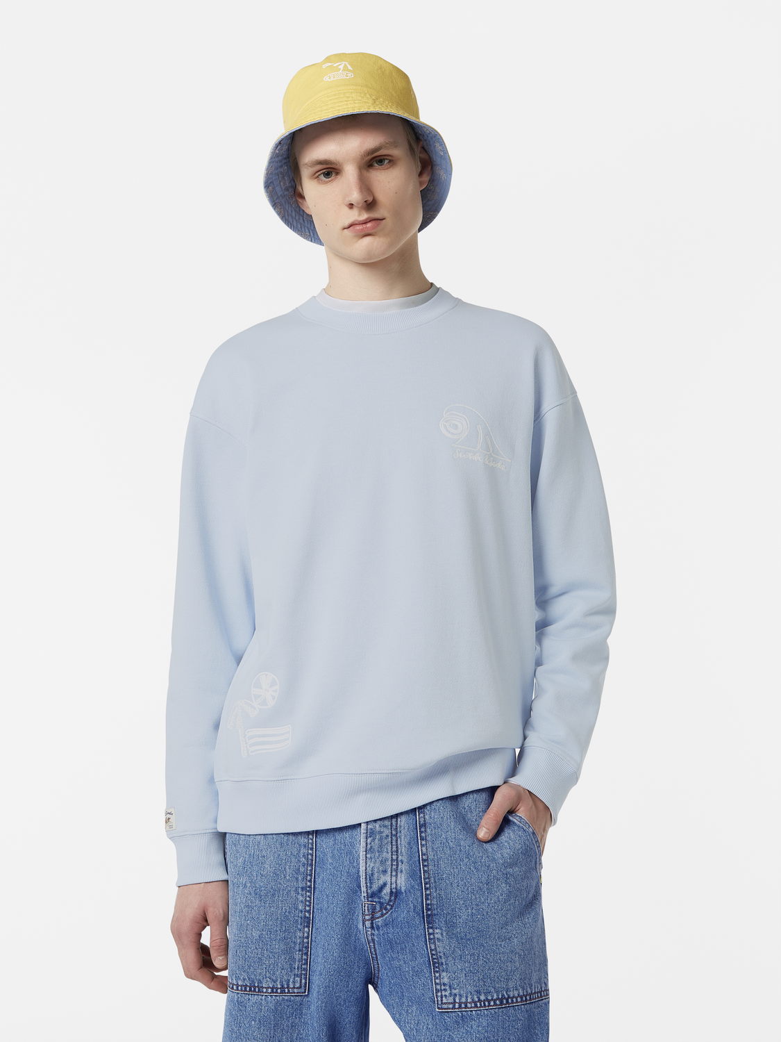embroidered sweatshirt